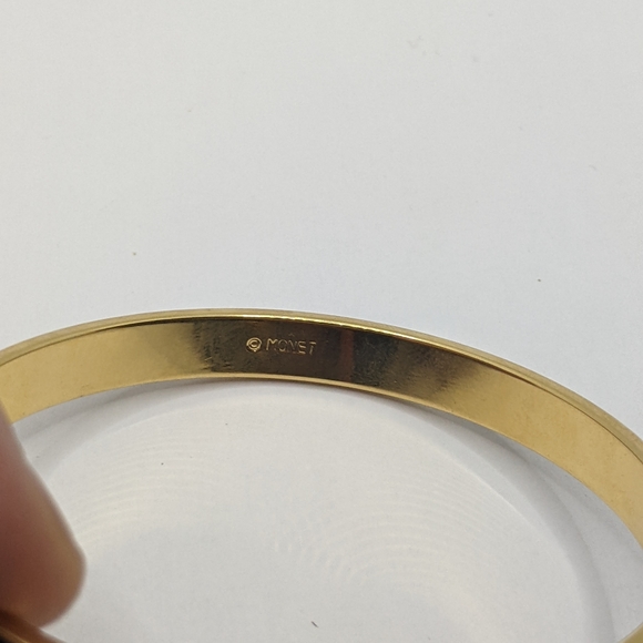 Set of Monet bangles, blue and red - Picture 8 of 13